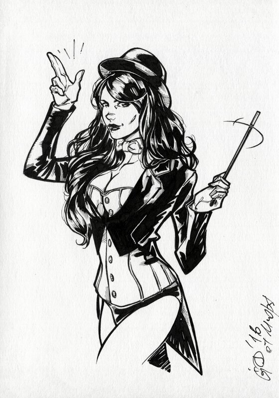 Zatanna par Ihor Loboda - Dédicace