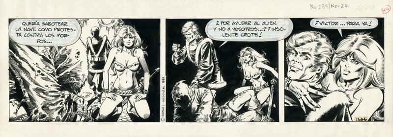 Enrique Badia Romero - Axa Daily #1646 - Planche originale
