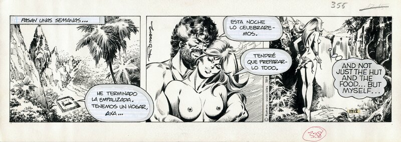 Enrique Badia Romero - Axa Daily #1712 - Planche originale