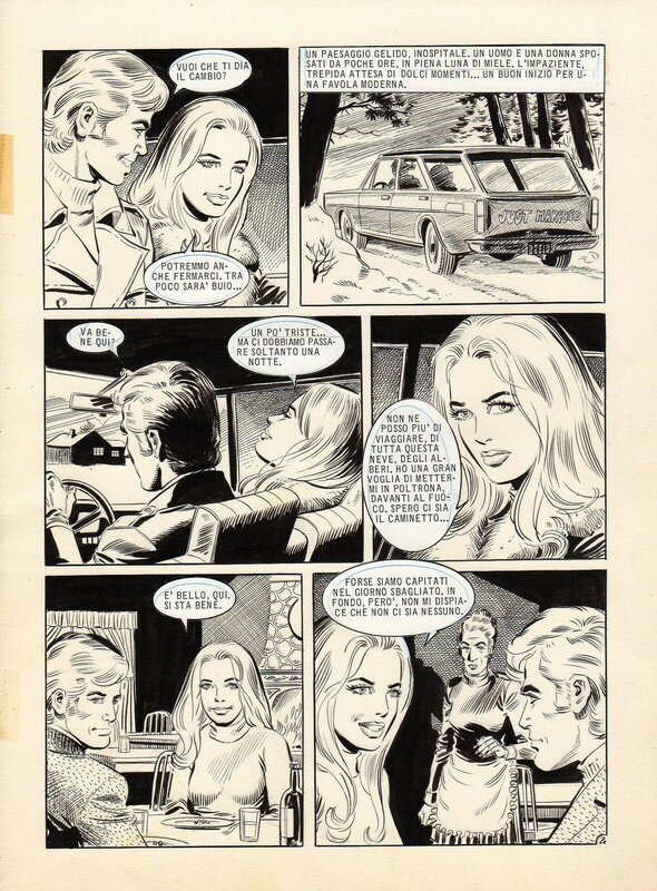 Andrés Klacik - Il bacio del vampiro, pg 02 (Lanciostory #27/1980) - Comic Strip