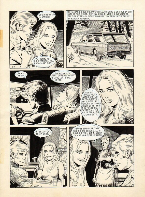 Andrés Klacik - Il bacio del vampiro, pg 02 (Lanciostory #27/1980) - Planche originale