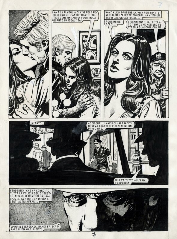 Domingo Mandrafina - La morte canta nella vecchia strada, pg 07 (Skorpio #05/1987) - Comic Strip