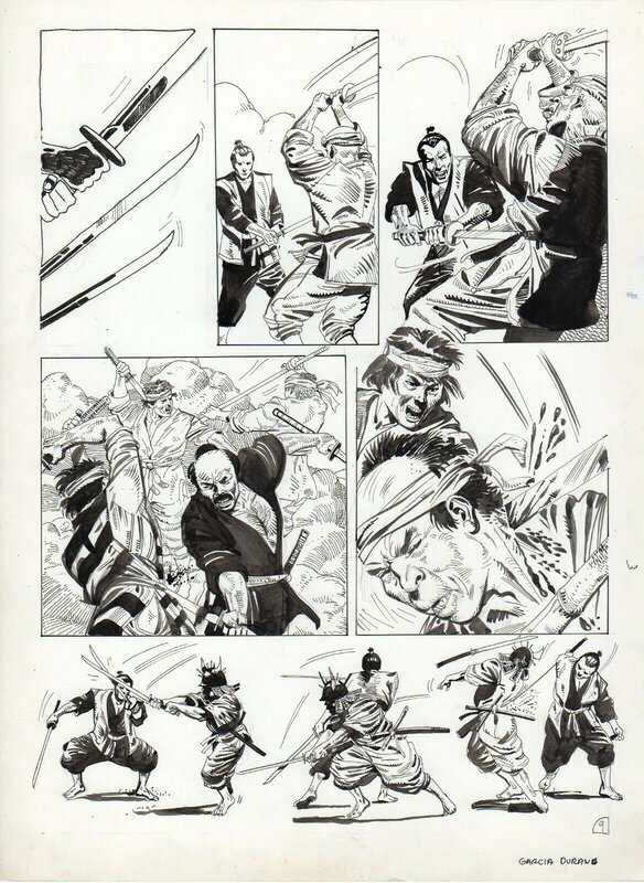 Luis Garcia Duran - Il Samurai 02 pg 09 - Comic Strip