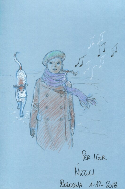 Marco Nizzoli - La strada della vita dedication - Dédicace