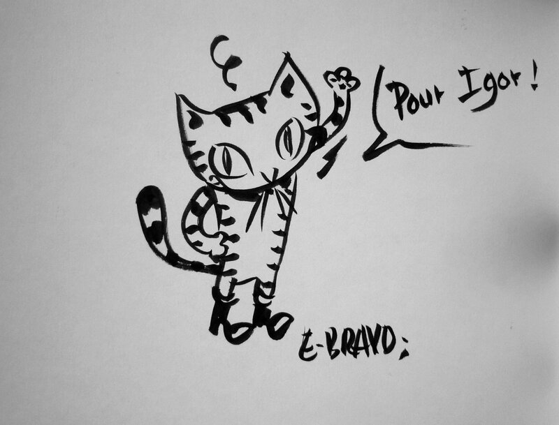 Puss in Boots par Émile Bravo - Dédicace