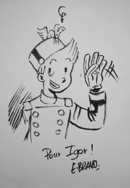 Spirou by Émile Bravo - Sketch
