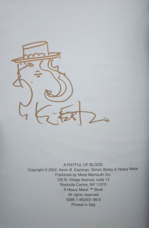 Kevin Eastman, Fistful of Blood remark - Sketch