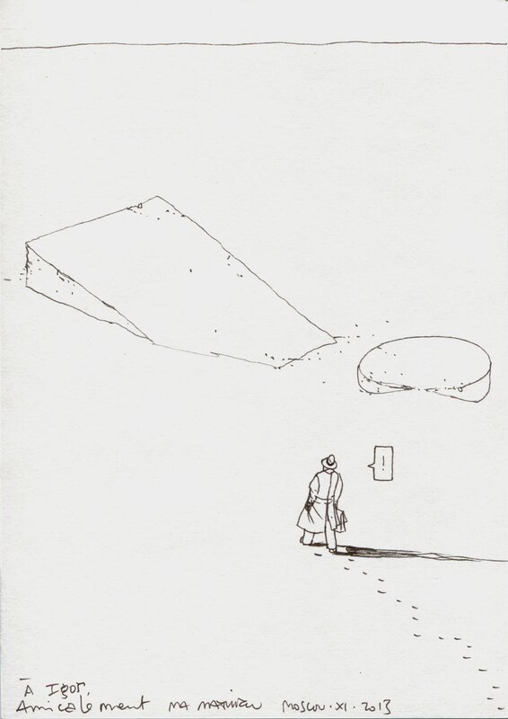 Sketch by Marc-Antoine Mathieu - Dédicace