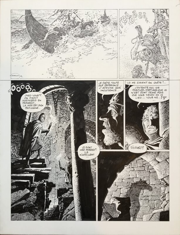 Hermann, Les Tours de Bois-Maury: Sigurd Pg.35 - Comic Strip