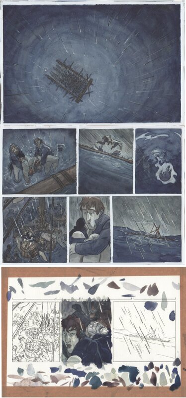 For sale - Js Bordas Les naufragés de la Méduse p101 - Comic Strip