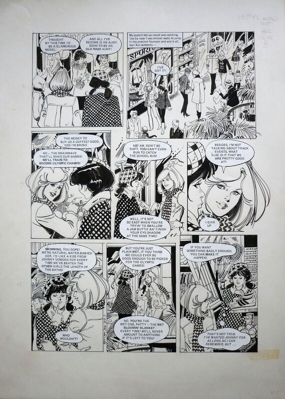 Purita Campos, Patty's World, Inst. 302, pg 2 (Pink #346,1979) - Planche originale