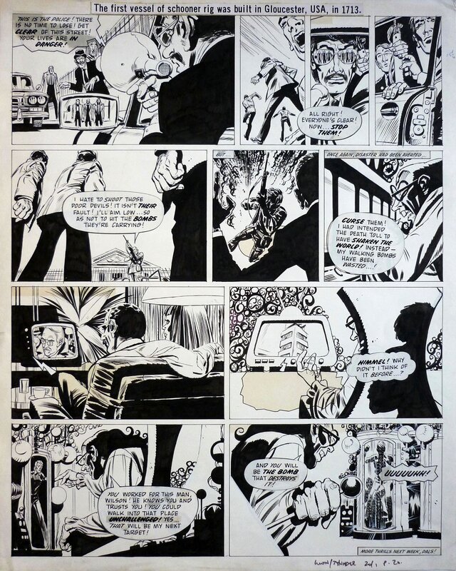 Alfonso Font, Secrets of the Demon Dwarf (Lion and Thunder #97, January 20, 1973, pg 20) - Planche originale