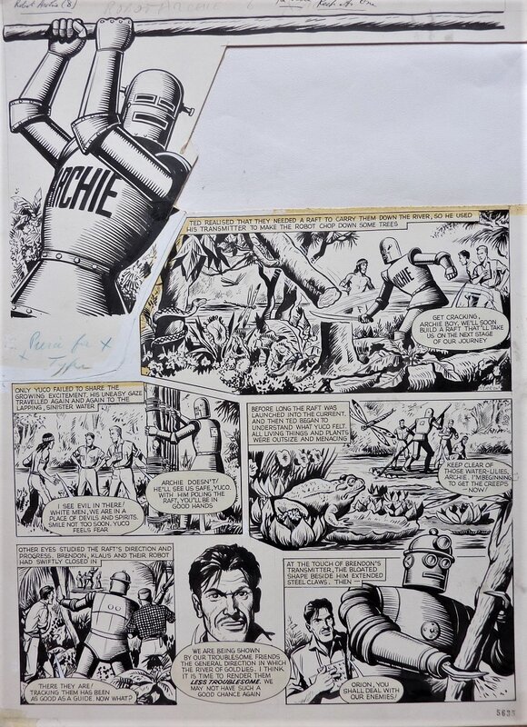 Robot Archie by Ted Kearon - Comic Strip