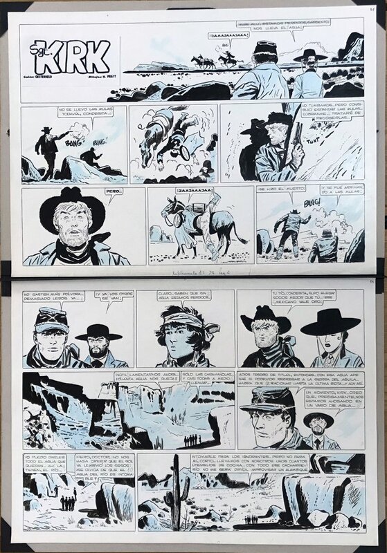 1959 - Sgt. Kirk by Hugo Pratt, Hector Oesterheld - Comic Strip