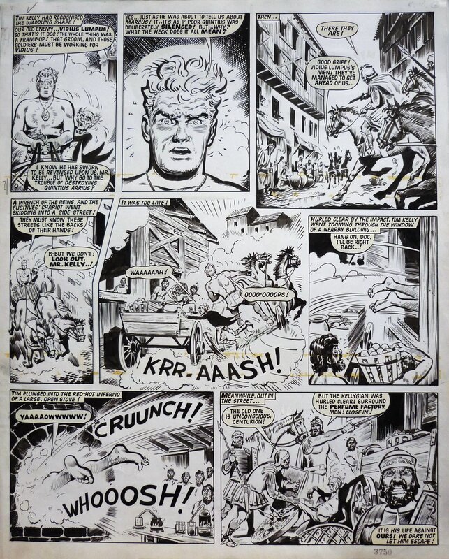 Francisco Solano Lopez, Kelly's Eye (Valiant, september 26, 1970) - Planche originale