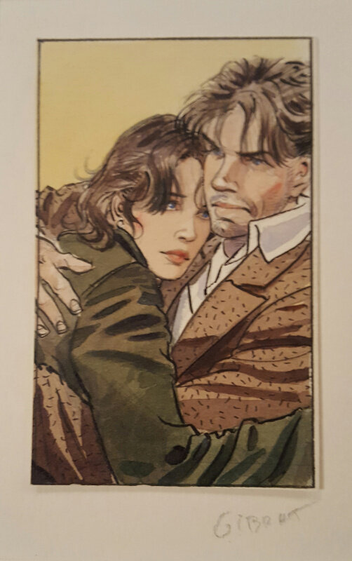 Jeanne et Francois by Gibrat - Planche originale