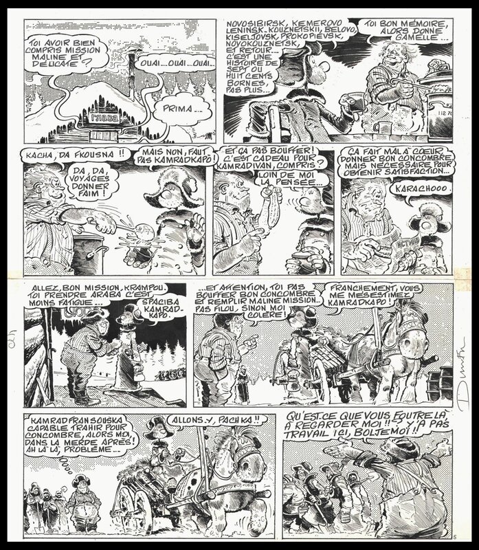 Dimitri, 1978 - Le Goulag - Tome 1 - Planche 5 - Planche originale