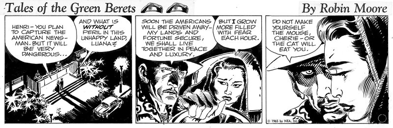 Joe Kubert, Tales of the Green Berets .Week 4 Day3. - Comic Strip