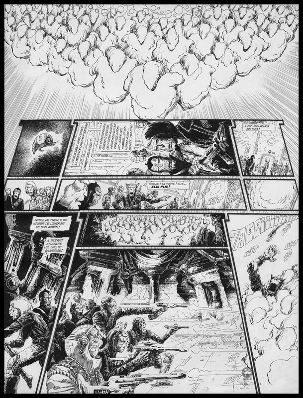 En vente - Philippe Druillet, Lone Sloane 66 - Nova - Planche originale
