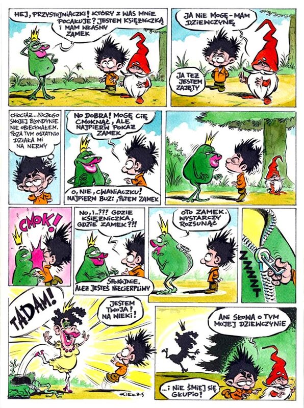 Slawomir Kiełbus, Torfiak - Grenouille princesse - Comic Strip