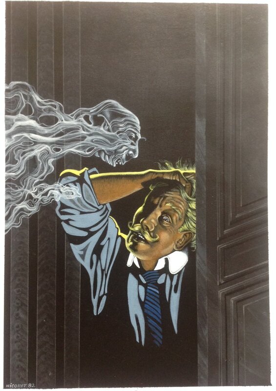 En vente - Nicollet Montague Rhodes James Siffle et Je Viendrai ..., Fantôme Apparition Couverture Originale Livre NÉO 62 Fantastique 1982 - Couverture originale