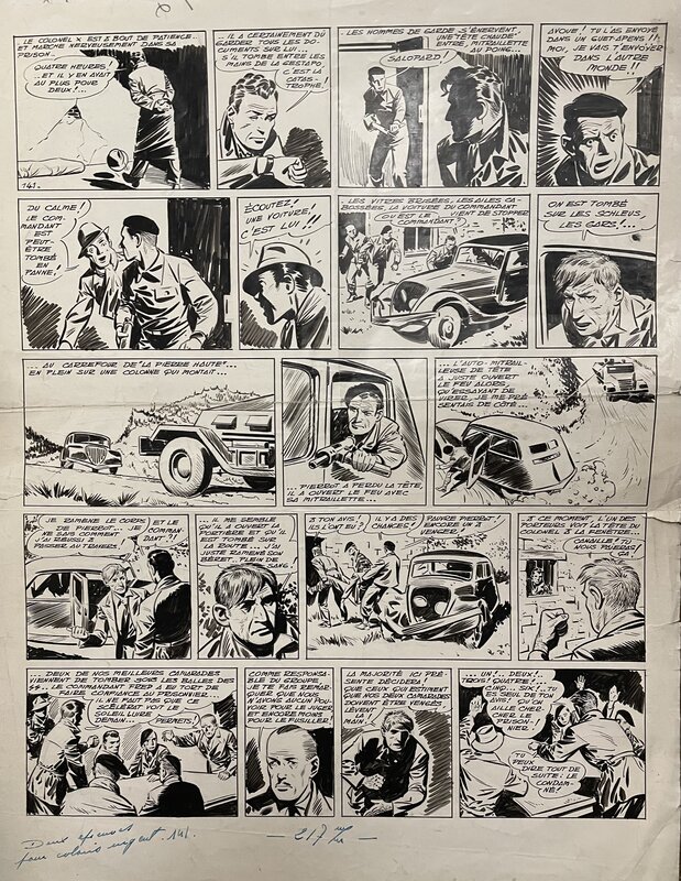 For sale - Poïvet Colonel X - Comic Strip