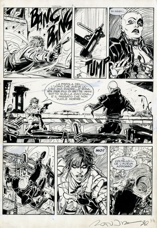 Brendon 03 pg 94 by Massimo Rotundo - Planche originale