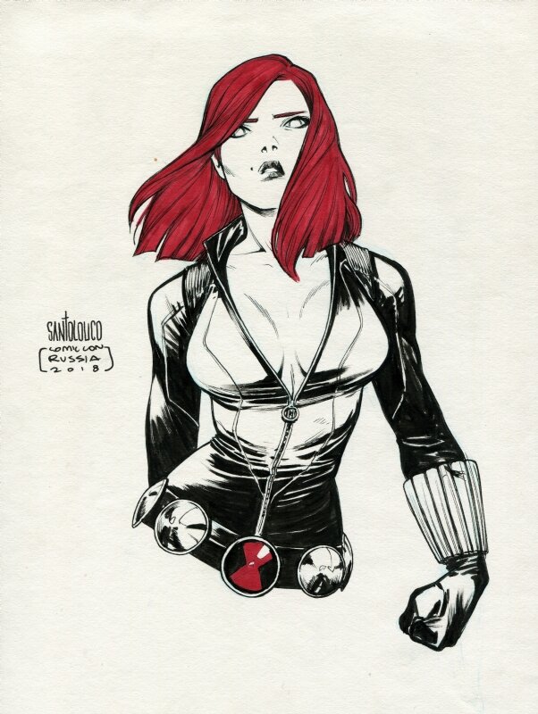 Mateus Santolouco - Black Widow - Sketch