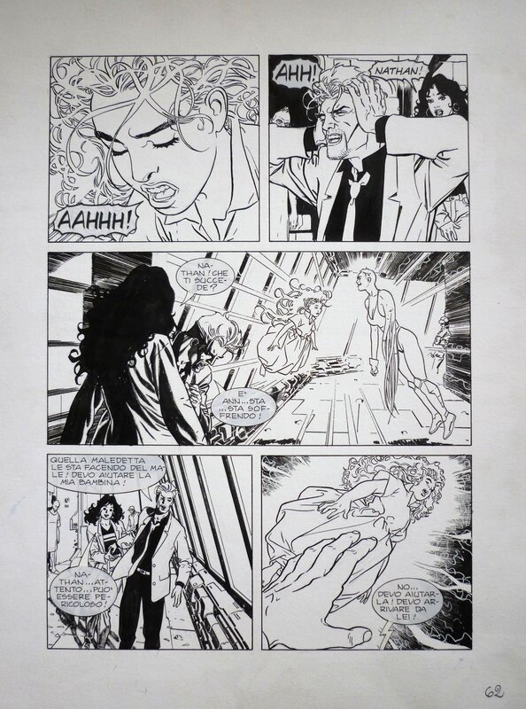 Nathan Never 99 pg 62 by Roberto De Angelis - Planche originale