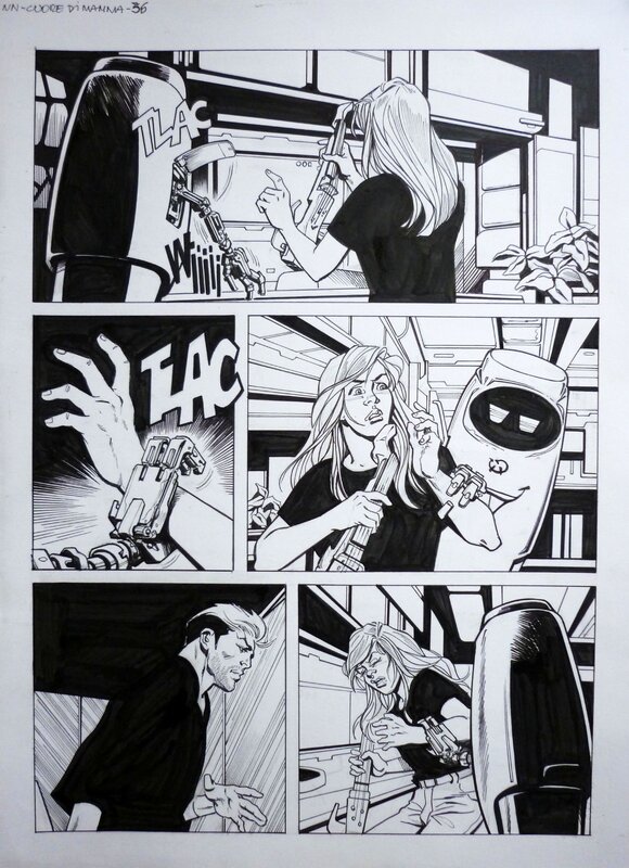 Fabrizio Busticchi, Luana Paesani, Nathan Never Maxi 16 pg 042 by Busticchi/Paesani - Comic Strip