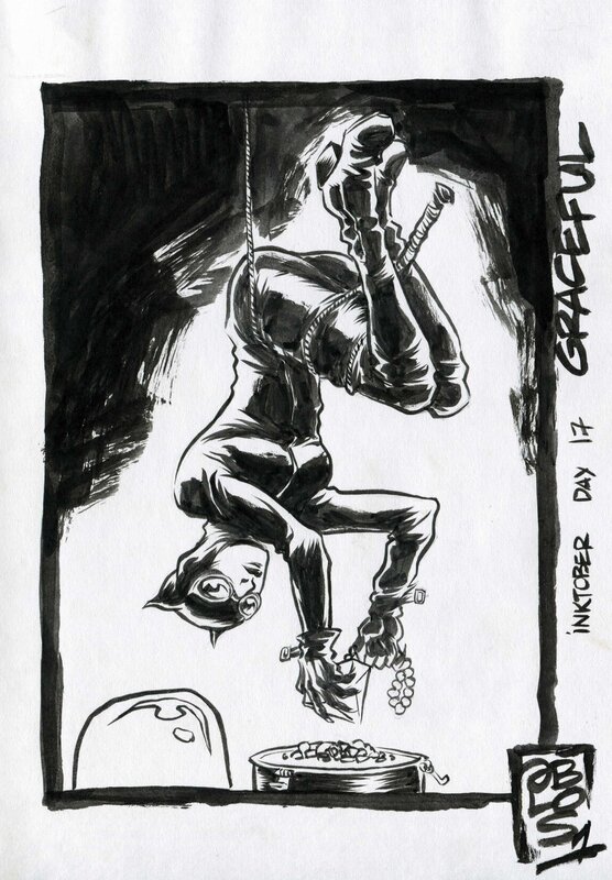 Abylay Kussainov - Catwoman - Sketch