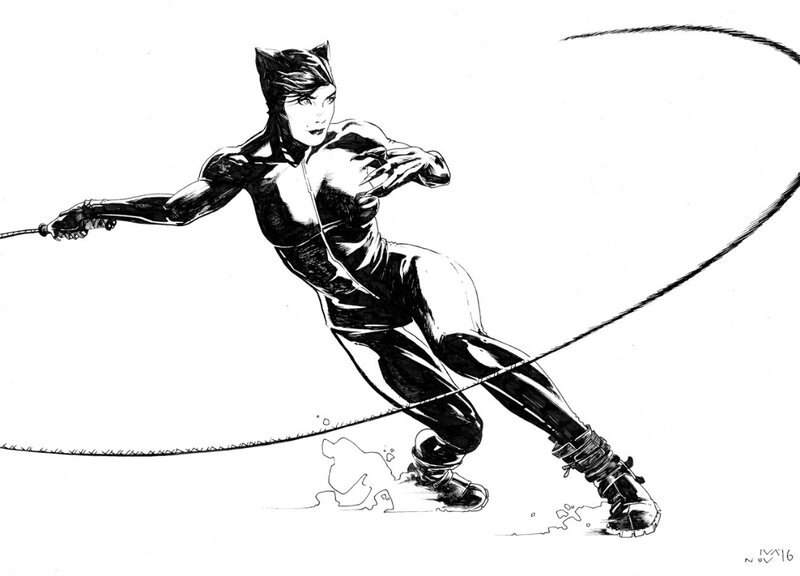 Catwoman by Dima Ivanov - Sketch