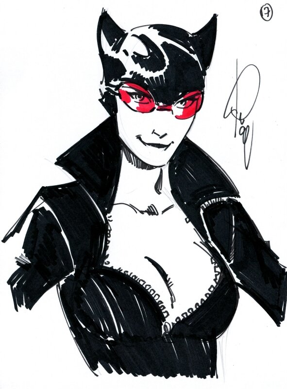 Catwoman by Phobs par Anastasia Kim - Dédicace