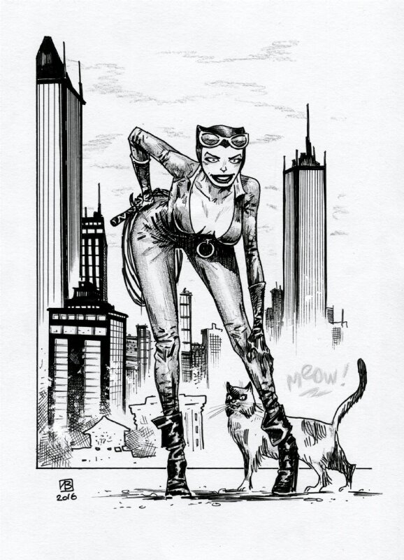 Catwoman by Vlad Legostaev - Sketch