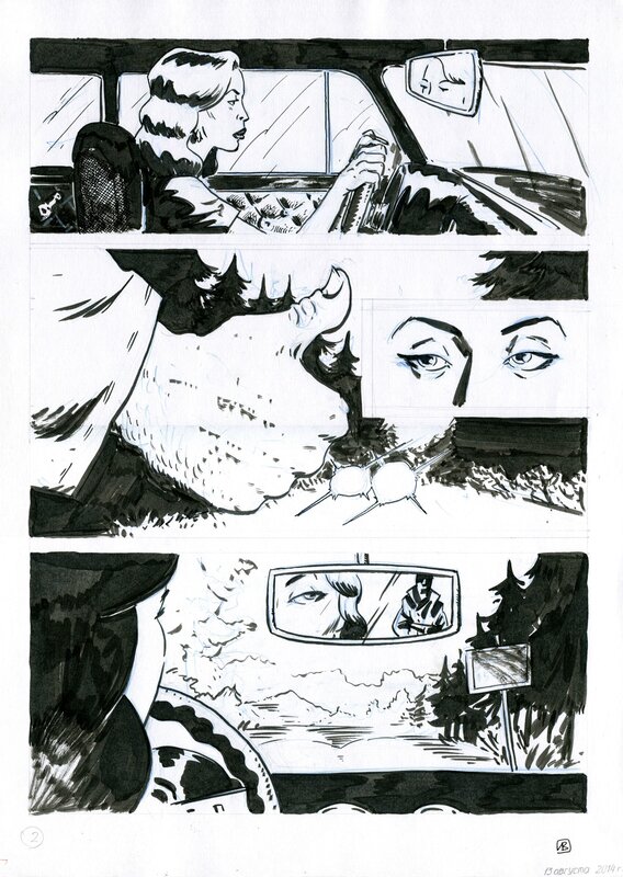 Vlad Legostaev, Dr. Lucid: Black Gloves, pg 02 - Comic Strip