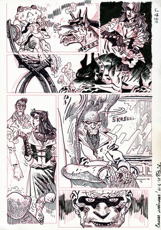 Enforcer 01, pg 14 par Artyom Trakhanov - Planche originale