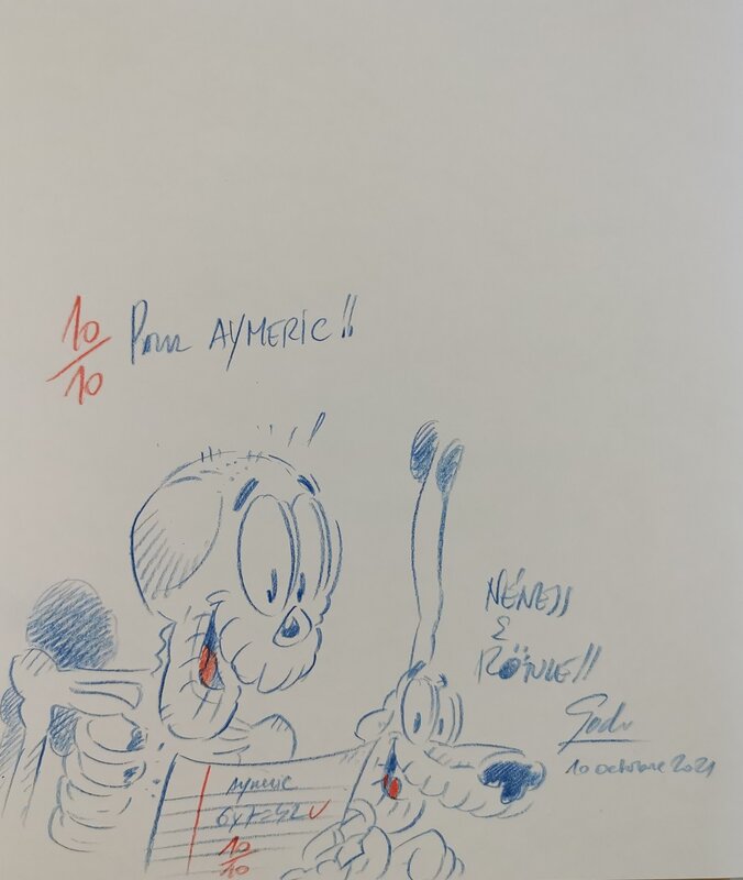 L'élève Ducobu 18 by Bernard Godi - Sketch