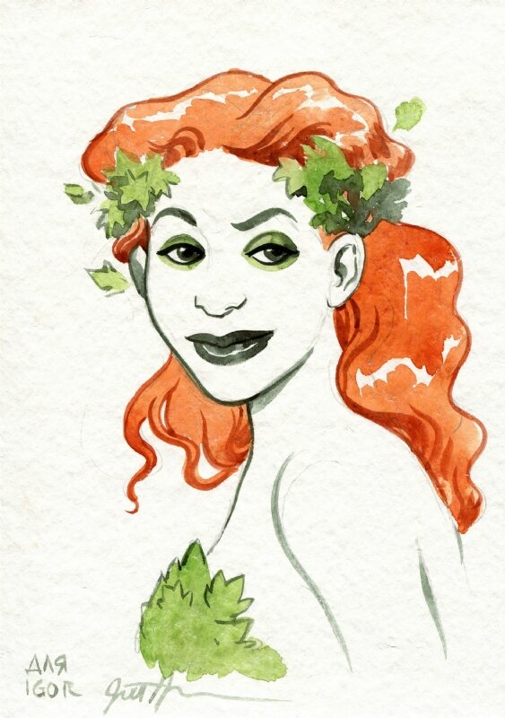 Jill Thompson - Poison Ivy - Sketch