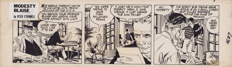 Modesty Blaise | Holdaway, Jim 1627 The galley slaves - Comic Strip