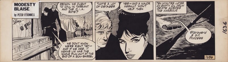 Modesty Blaise | Holdaway, Jim 1636 The galley slaves - Comic Strip