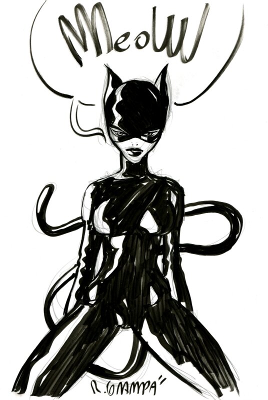 Rafael Grampá - Catwoman - Dédicace