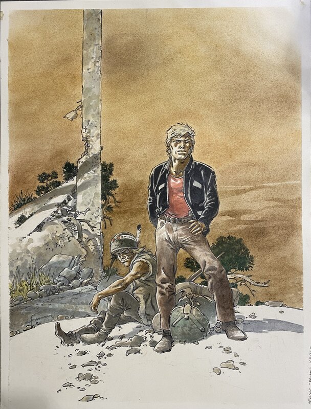 Jérémiah par Hermann - Illustration originale