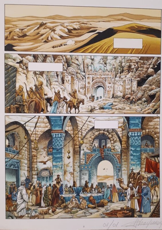 Croisade by Jean-Jacques Chagnaud - Color guide