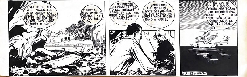 Suso Peña, Daily strip Drake & Drake, 53 - Planche originale