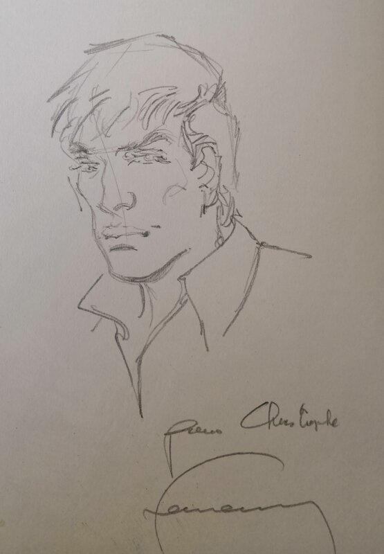 Bernard prince by Hermann - Sketch