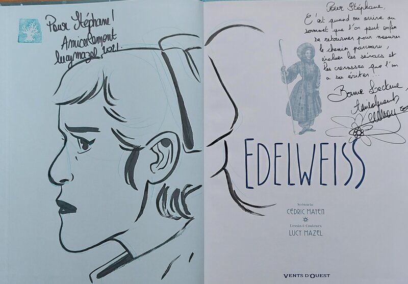 Edelweiss by Lucy Mazel - Sketch