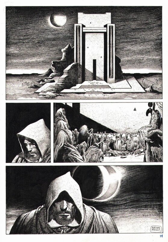 Golgotha - Pl54 par Enrique Breccia, Alcante, Laurent-Frédéric Bollée - Planche originale