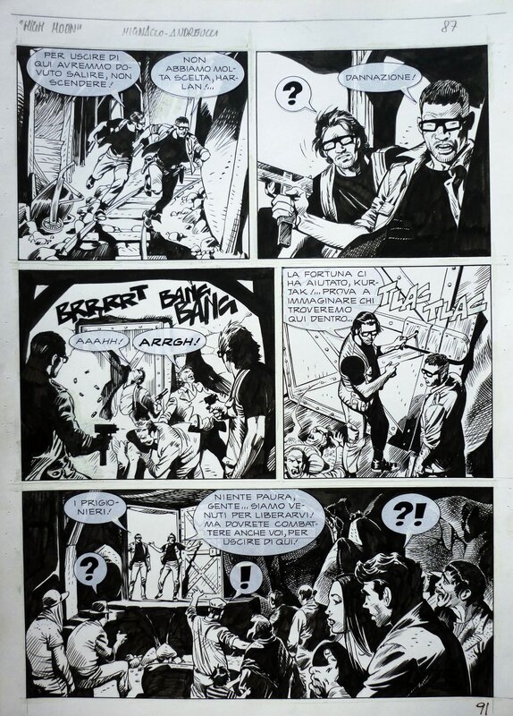 Dampyr 056 pg 091 by Stefano Andreucci - Planche originale