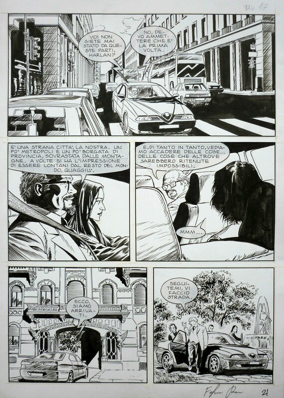 Dampyr 072 pg 021 by Fabrizio Russo - Planche originale