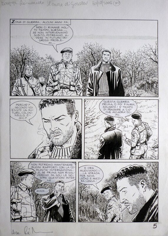 Dampyr 109 pg 005 by Luca Raimondo - Planche originale